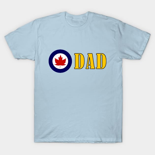 Bold design for anyone whose Mum or Dad serves in the Canadian Armed Forces T-Shirt by The Rag Trade 2021